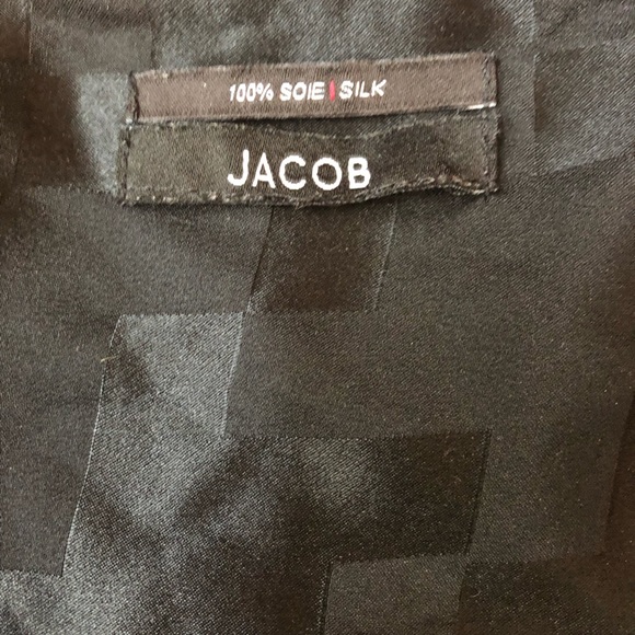 Sz s 100% silk Jacob vneck dress - Picture 2 of 3